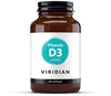 Vitamin D3 supplement bottle with Viridian label on a white background