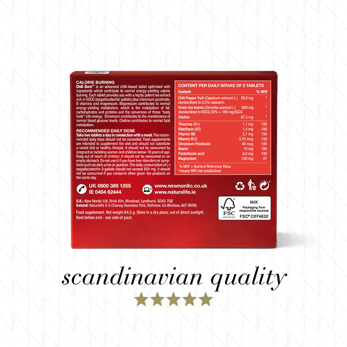 New Nordic Chili Burn (food supplement- 60 tablets)