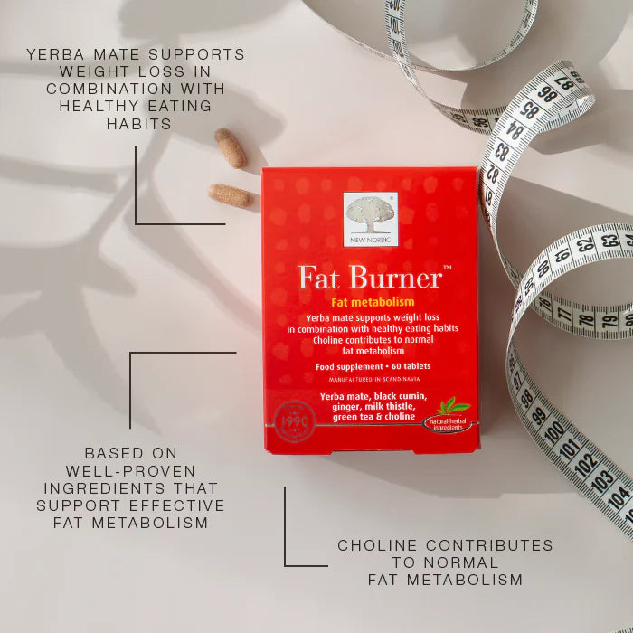New Nordic Fat Burner (fat metabolism)- food supplement- 60 tablets