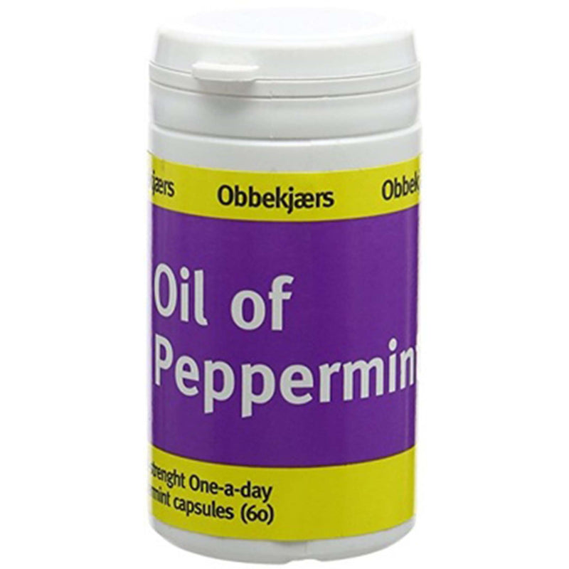 Obbekjaers Oil of Peppermint Extra Strength 90 Capsules