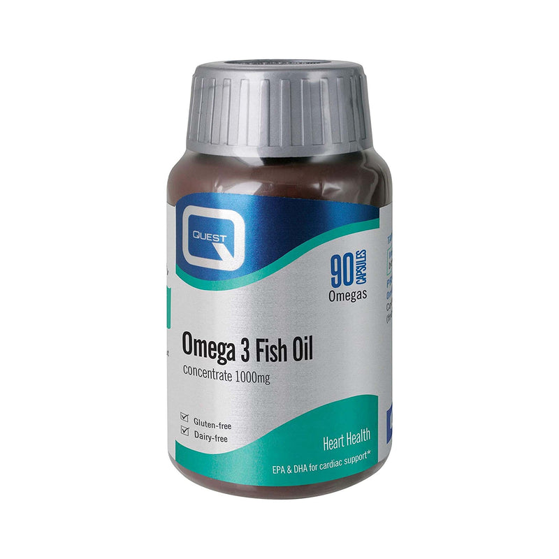 Quest Omega 3 1000mg Fish Oil 90 Capsules