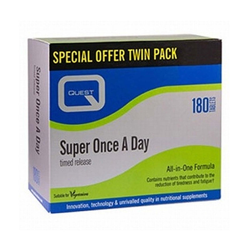 Quest Super Once A Day Timed Release Multivitamin 180 Tablets (2 X 90 TWIN PACK)