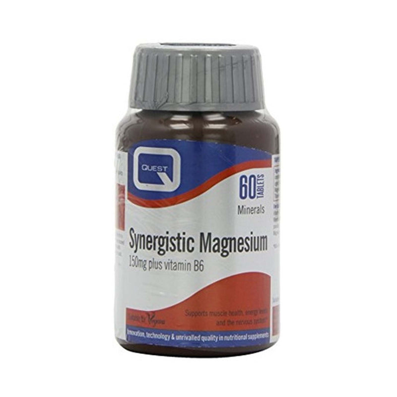 Quest Synergistic Magnesium with vitamin B6 150mg 60 Tabs