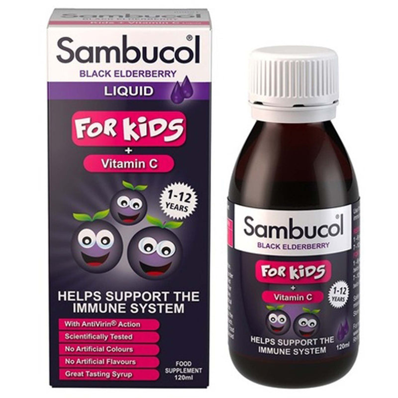 Sambucol Black Elderberry Liquid Extract Kids 120ml