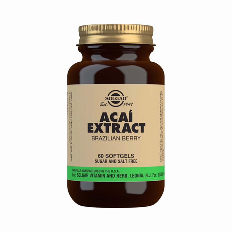 Solgar Acai Berry Extract 1000 mg 60 Softgels