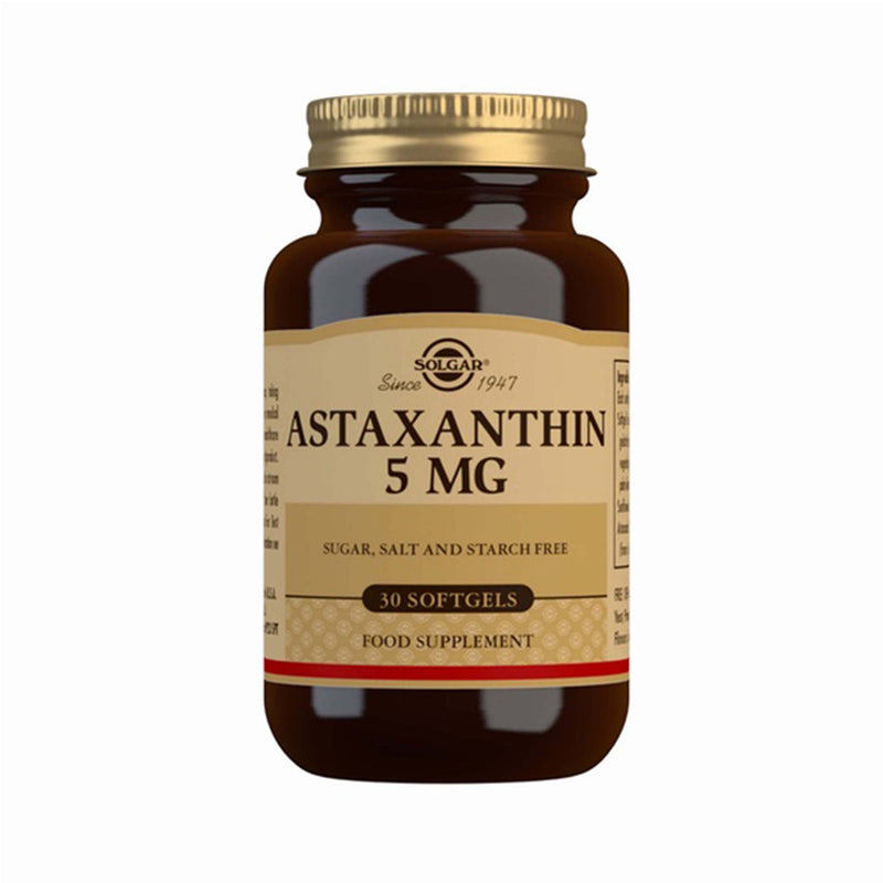 Solgar® Astaxanthin 5 mg Softgels - Pack of 30