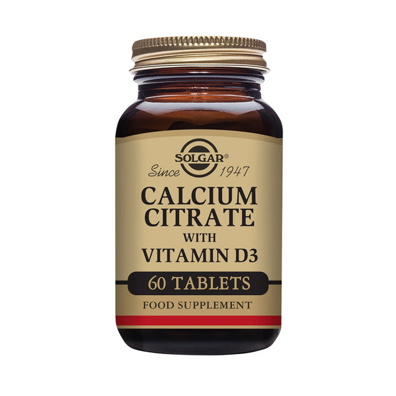 Elixir Tablet Solgar Calcium Citrate and Vitamin D3 60 Tablets - Elixirhealth.co.uk ...