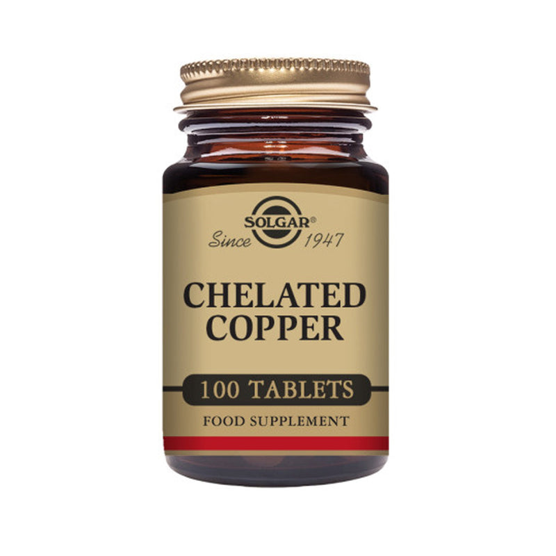 Solgar® Chelated Copper Tablets - Pack of 100