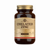 Solgar Chelated Zinc Tablets - Pack of 100