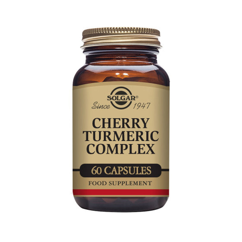 Solgar® Cherry Turmeric Complex Vegetable Capsules - Pack of 60