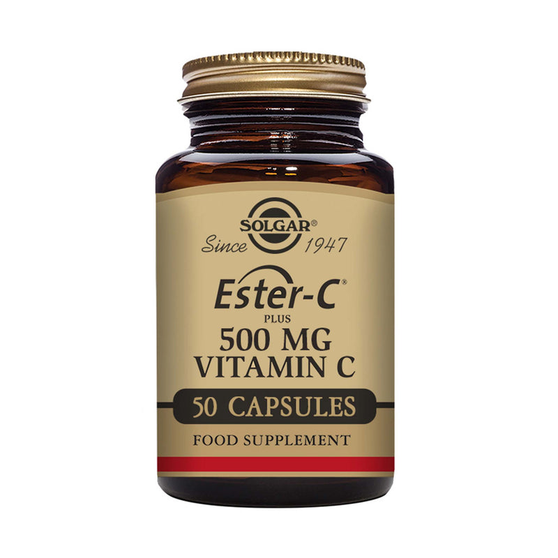 Solgar® Ester-C Plus 500 mg Vitamin C Vegetable Capsules - Pack of 50