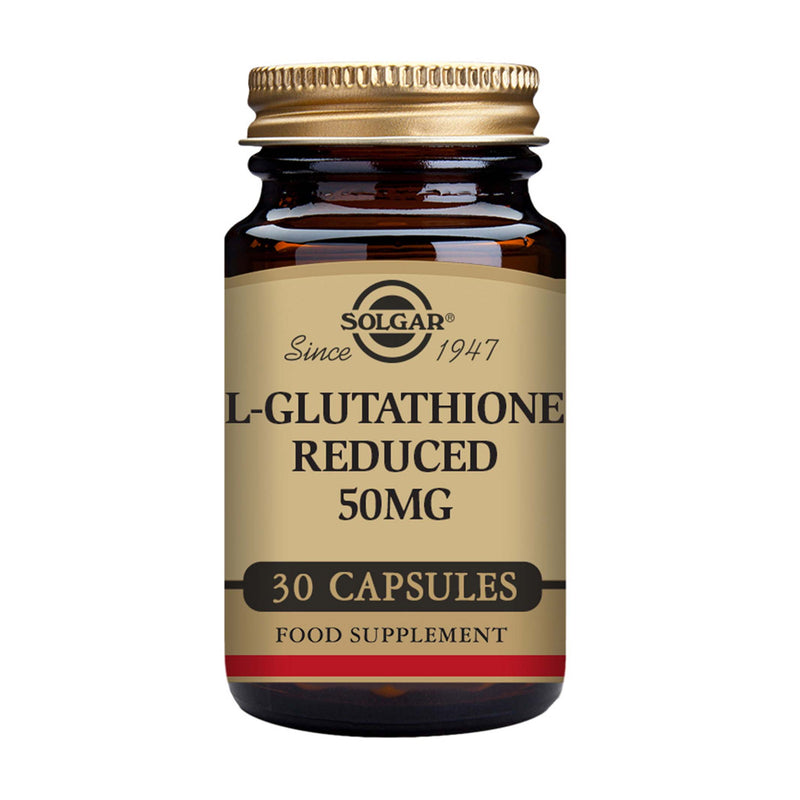 Solgar® L-Glutathione Reduced 50 mg Vegetable Capsules - Pack of 30