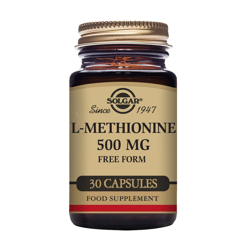 Solgar® L-Methionine 500 mg Vegetable Capsules - Pack of 30
