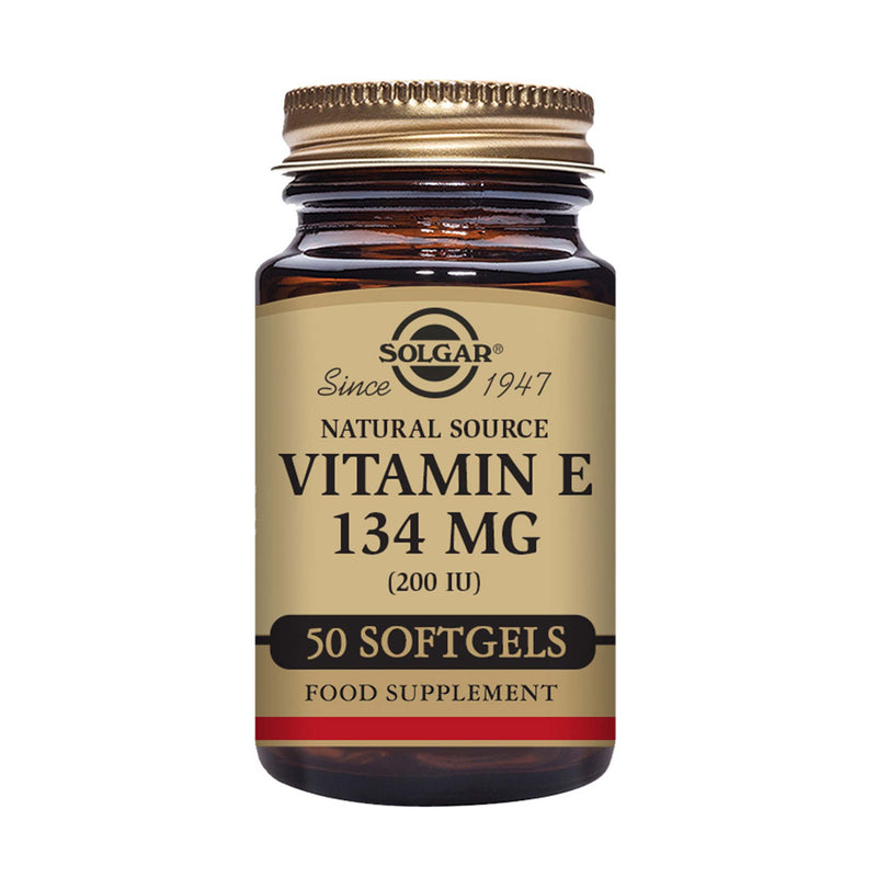 Solgar Natural Source Vitamin E 134 mg (200 IU) Vegetable Softgels