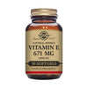 Solgar Vitamin E 671 mg (1000 IU) Softgels