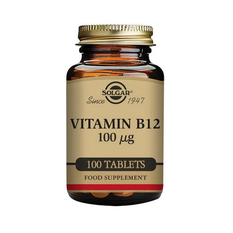 Solgar Vitamin B12 100 µg Tablets - Pack of 100
