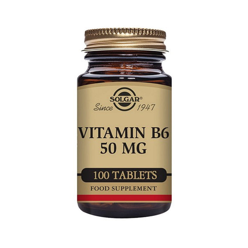 Solgar Vitamin B6 50 mg Tablets - Pack of 100