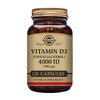 Solgar Vitamin D3 (Cholecalciferol) 4000 IU (100 µg) Vegetable Capsules