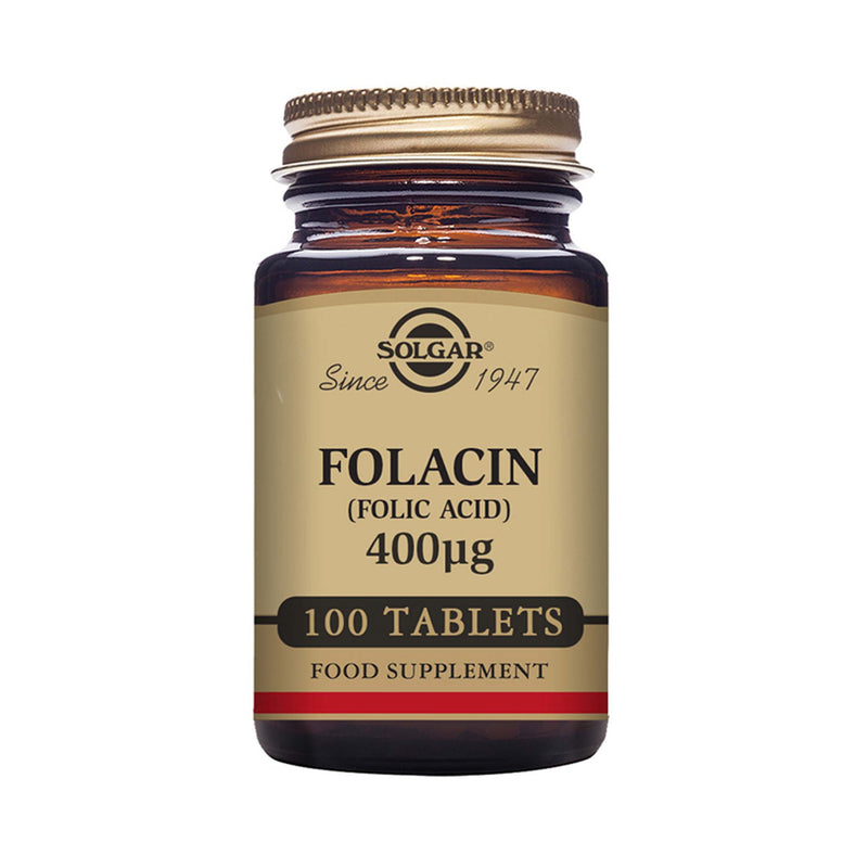 Solgar Folacin (Folic Acid) 400 µg Tablets
