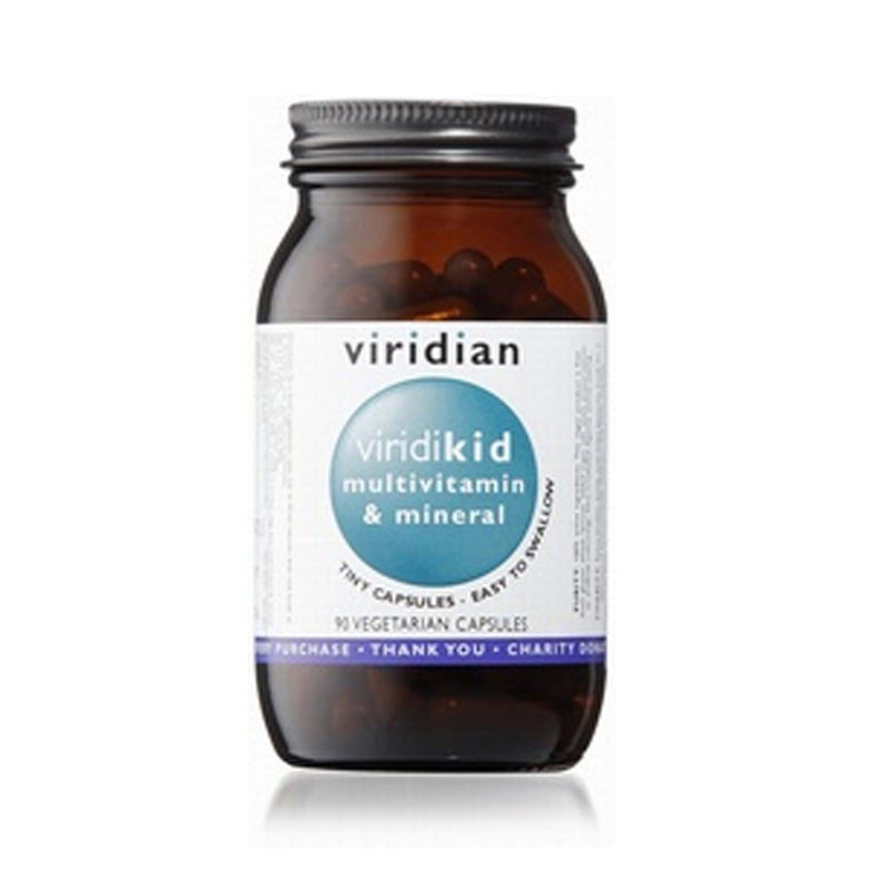 Viridian ViridiKid Multivitamin & Mineral Mini 90 Vegetable Capsules