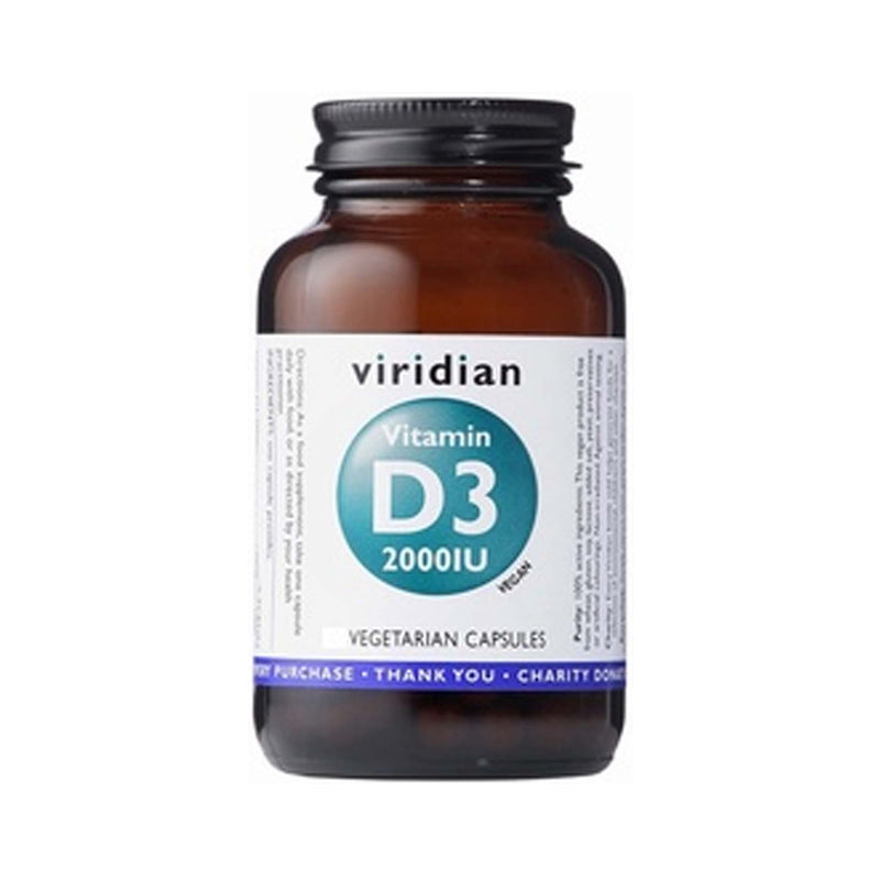 Viridian Vitamin D3 2000iu (Vegan)