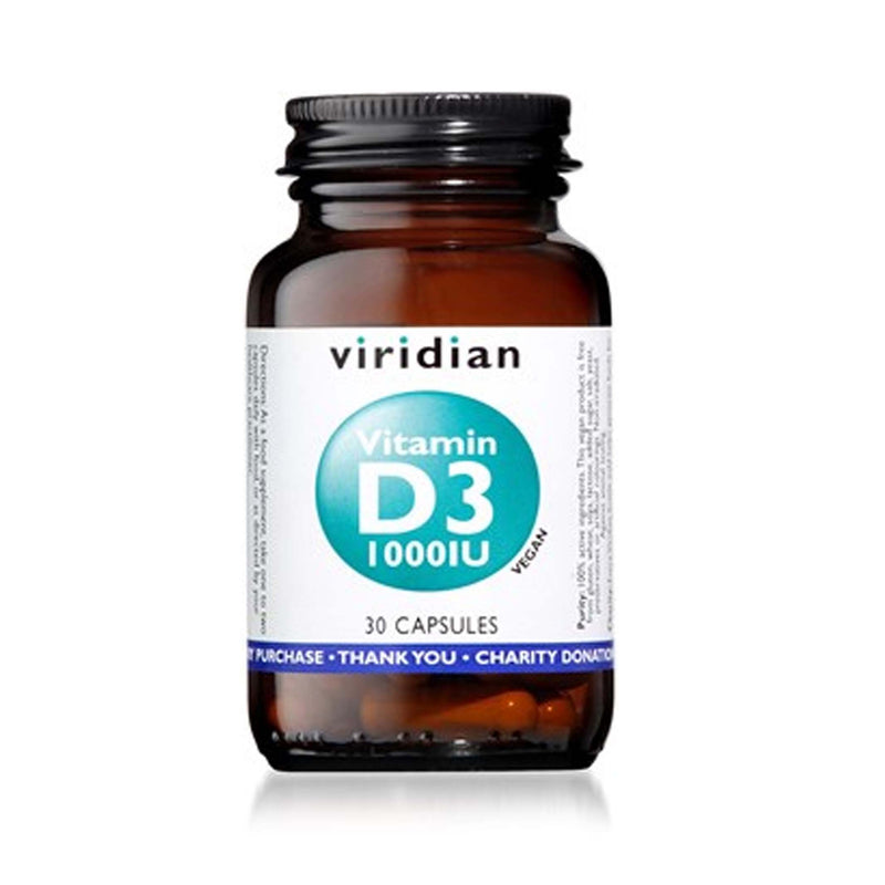 Viridian Vitamin D3 (Vegan) 1000iu