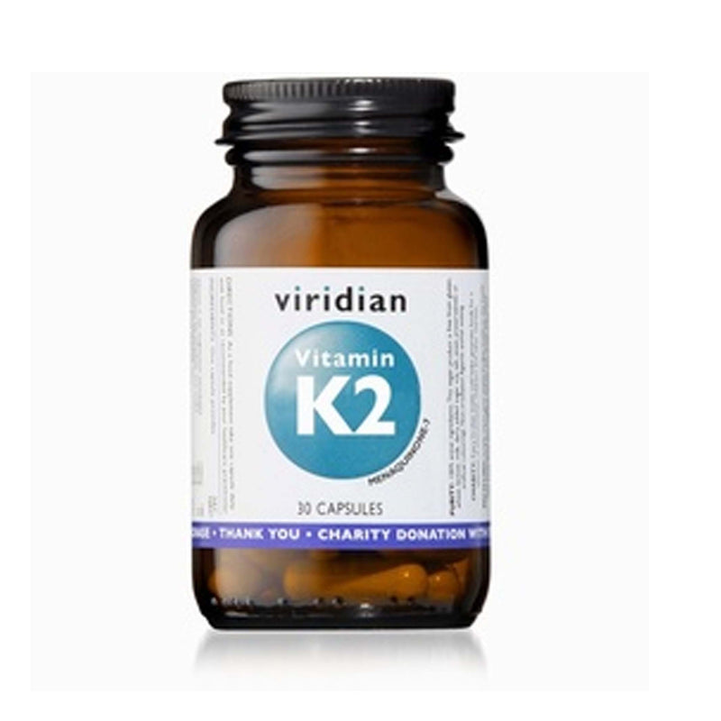 Viridian Vitamin K 50ug 30 Vegetable Capsules