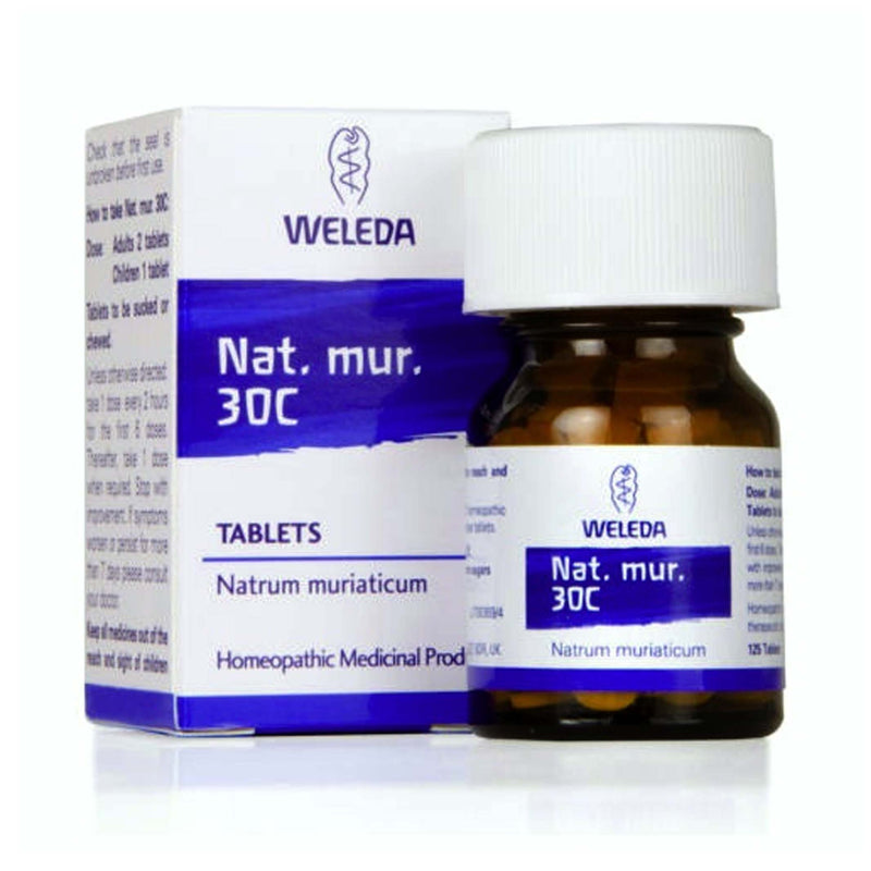 Weleda Nat Mur Homeopathic Remedy 30C 125 Tablets