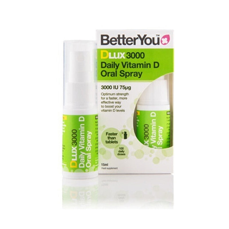 BetterYou DLux3000 3000iu daily vitamin D Oral Vitamin Spray