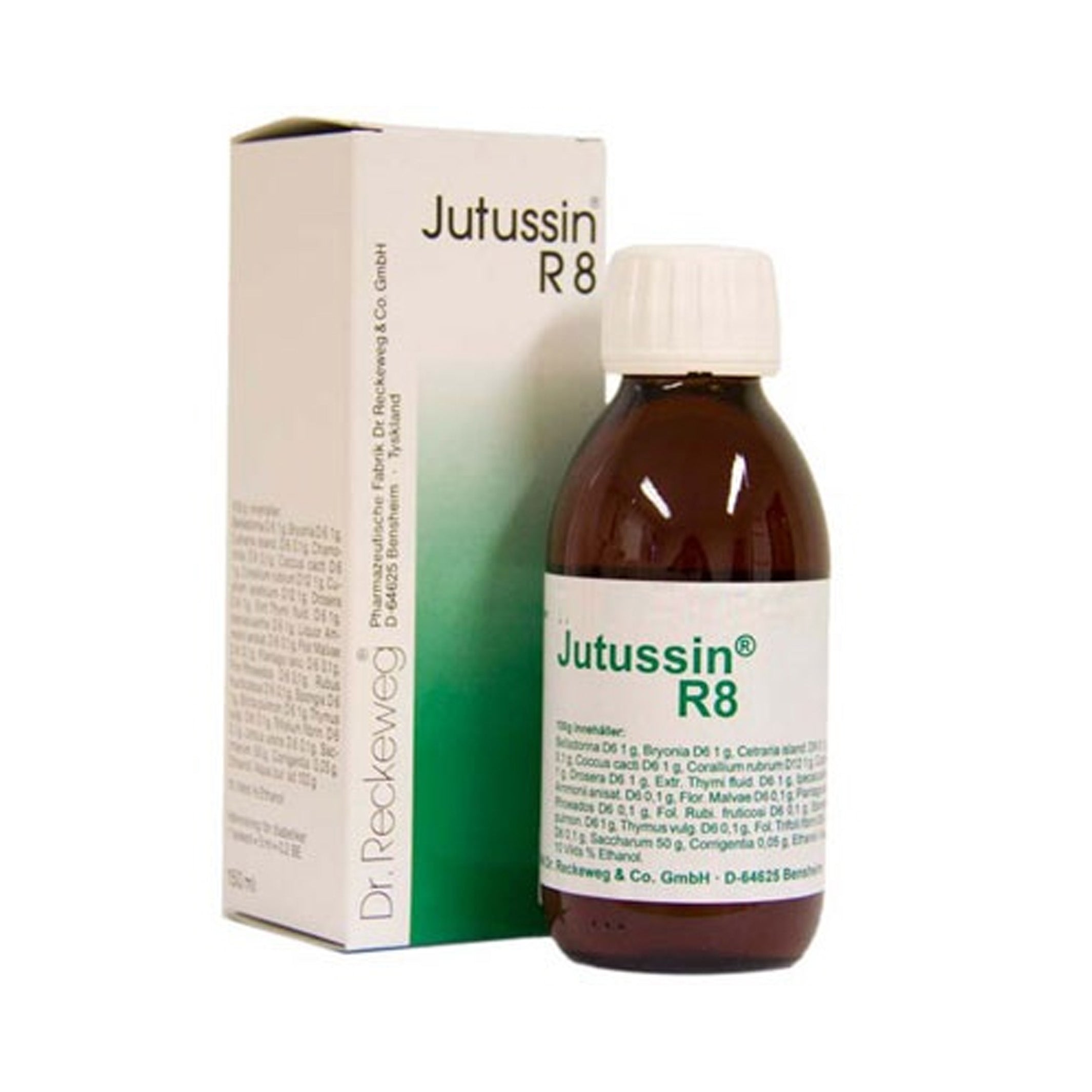 Dr Reckeweg R8 Jutussin Cough Syrup 150 Ml Cheap Prices Uk Elixir Health 6527