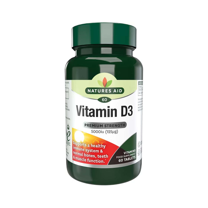 Natures Aid Vitamin D3 5000 iu 60 tablets - SPECIAL OFFER!