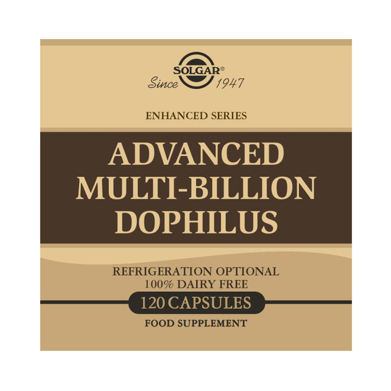 Solgar Advanced Multi-Billion Dophilus (100% Dairy Free) 120 Capsules