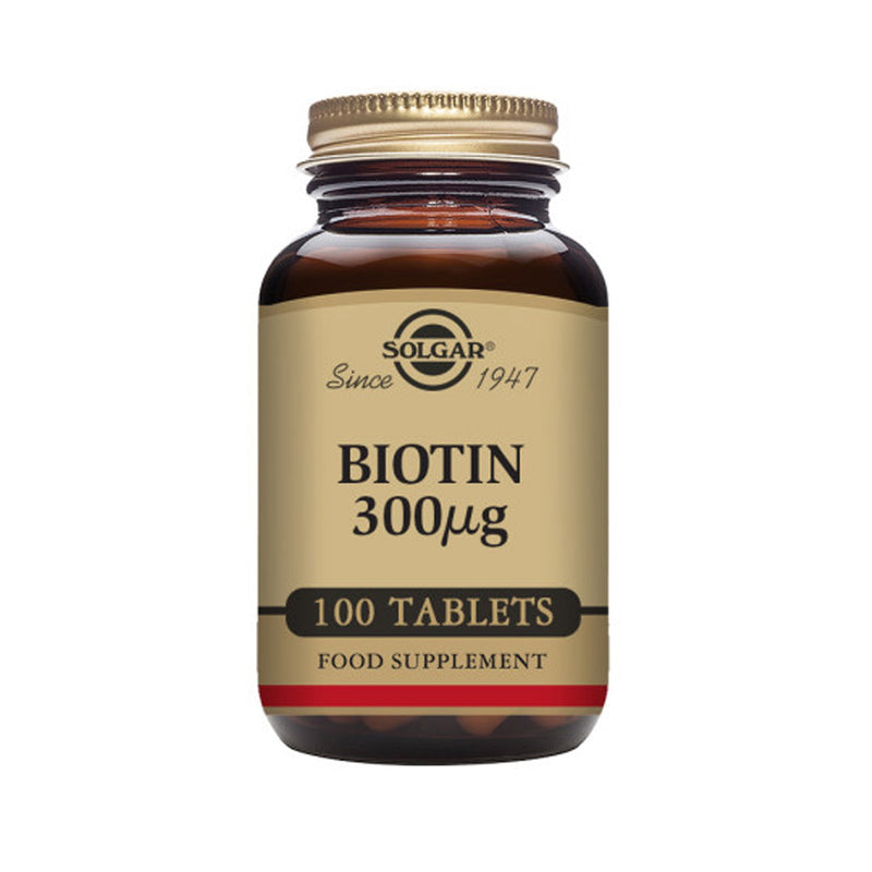 Solgar Biotin 300 µg Tablets - Pack of 100