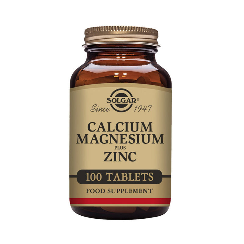 Solgar Calcium Magnesium Plus Zinc Tablets