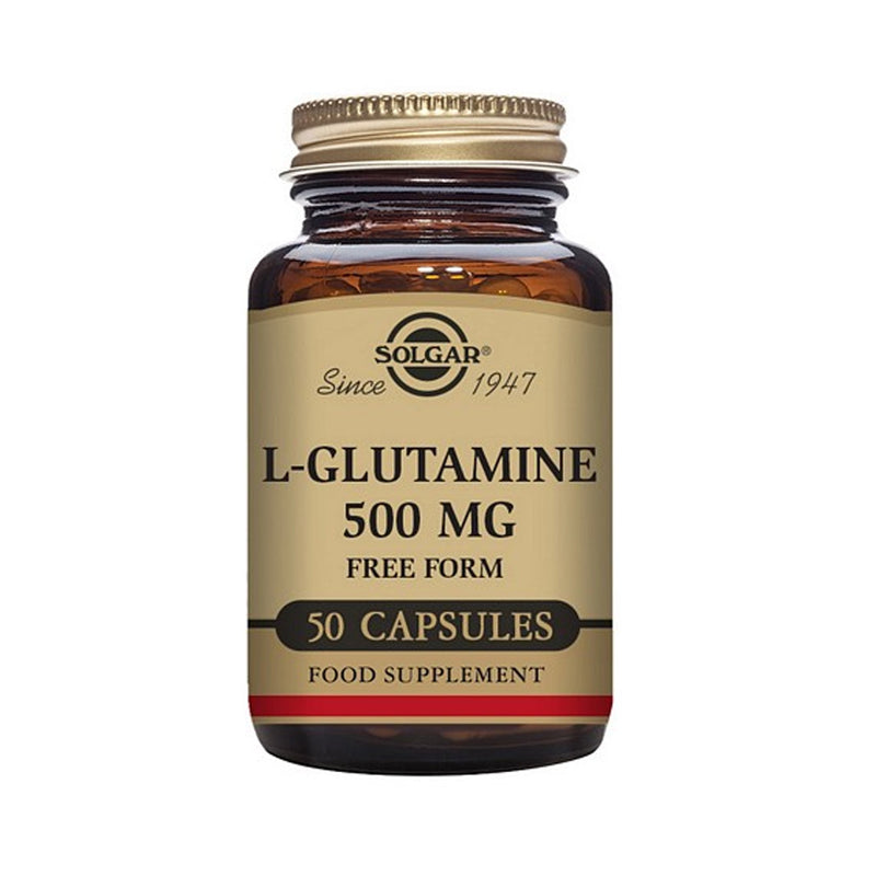 Solgar L-Glutamine 500 mg Vegetable Capsules