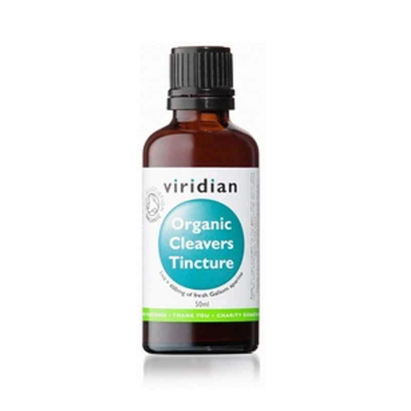 Viridian 100% Cleavers Tincture Organic 50ml