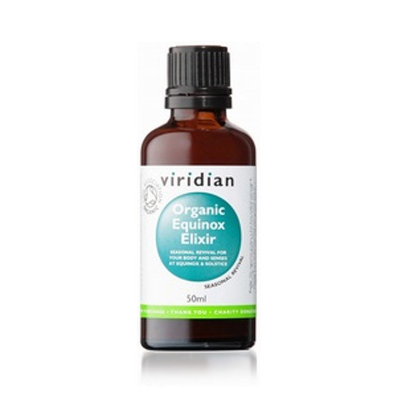Viridian 100% Equinox Elixir Organic 50ml