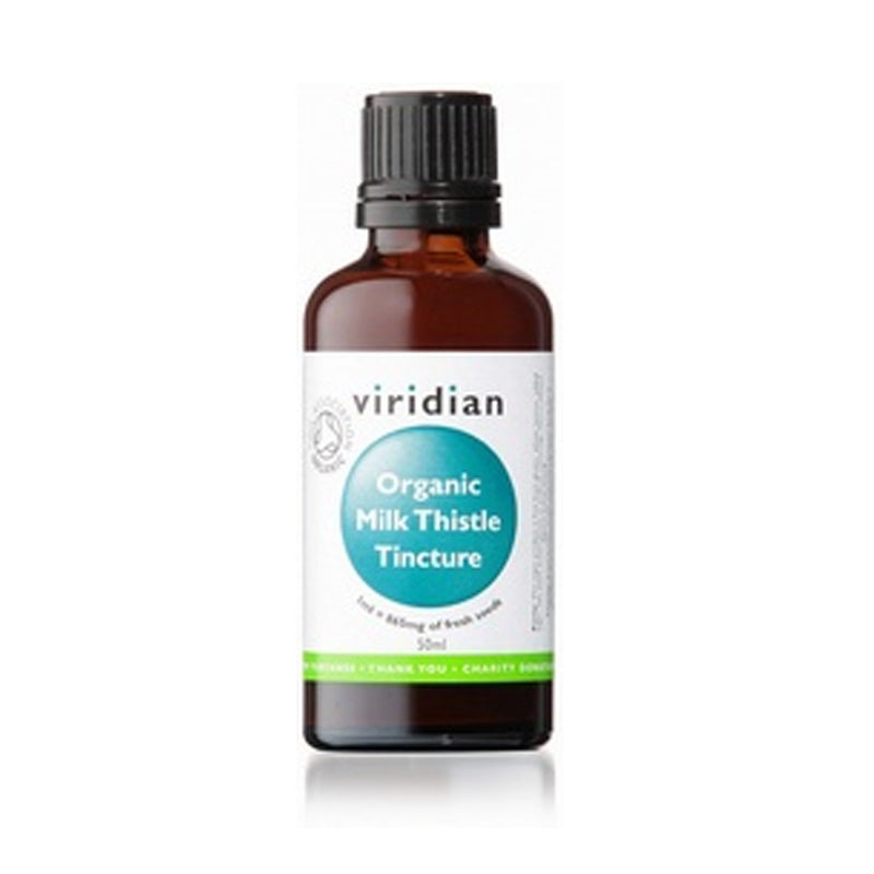 Viridian 100% Milk Thistle Tincture Organic 50ml