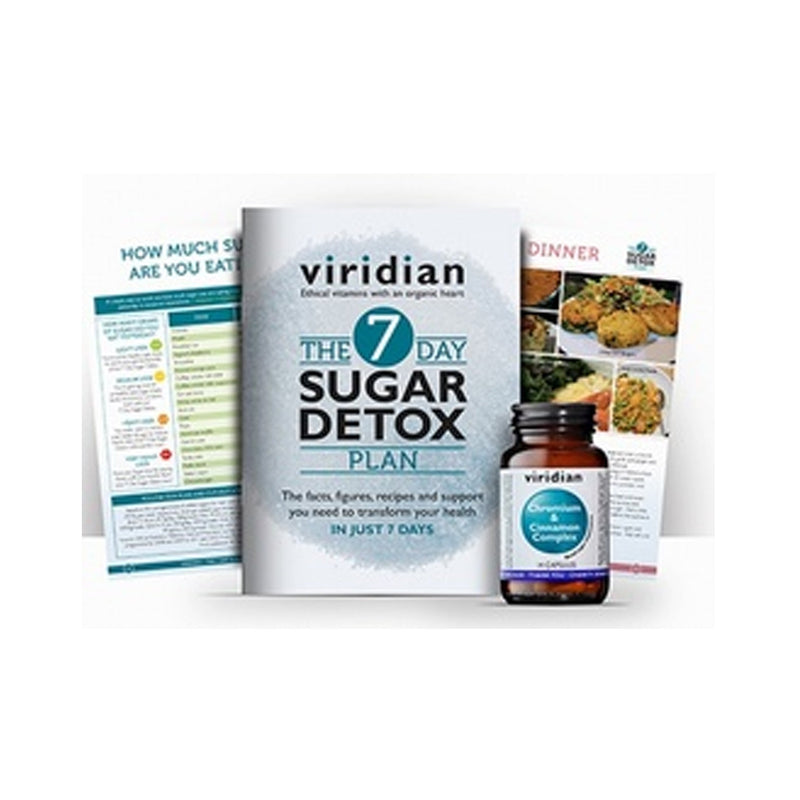 Viridian Chromium & Cinnamon Complex (7 Day Sugar Detox Plan) - 14 Veg Caps
