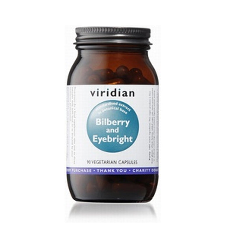 Viridian Bilberry with Eyebright Extract 90 Vegetable Capsules