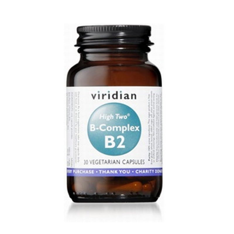 Viridian HIGH TWO Vitamin B2 with B-Complex