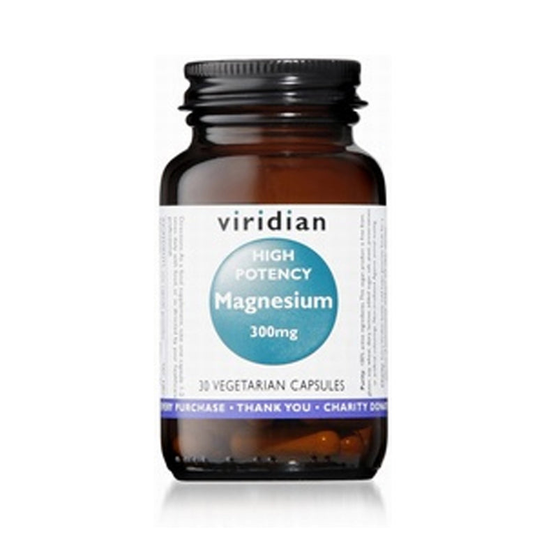 Viridian Hi-Potency Magnesium 300mg - 30 Veg Caps