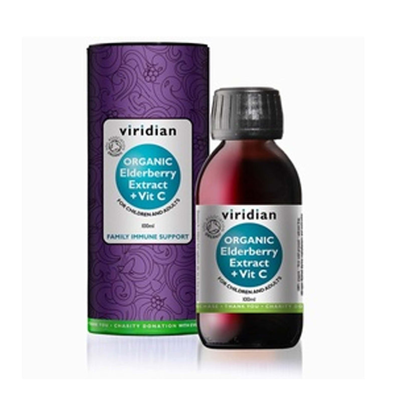 Viridian Organic Elderberry Elixir 100ml