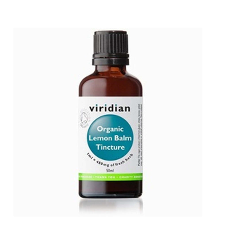 Viridian Organic Lemon Balm tincture - 50ml