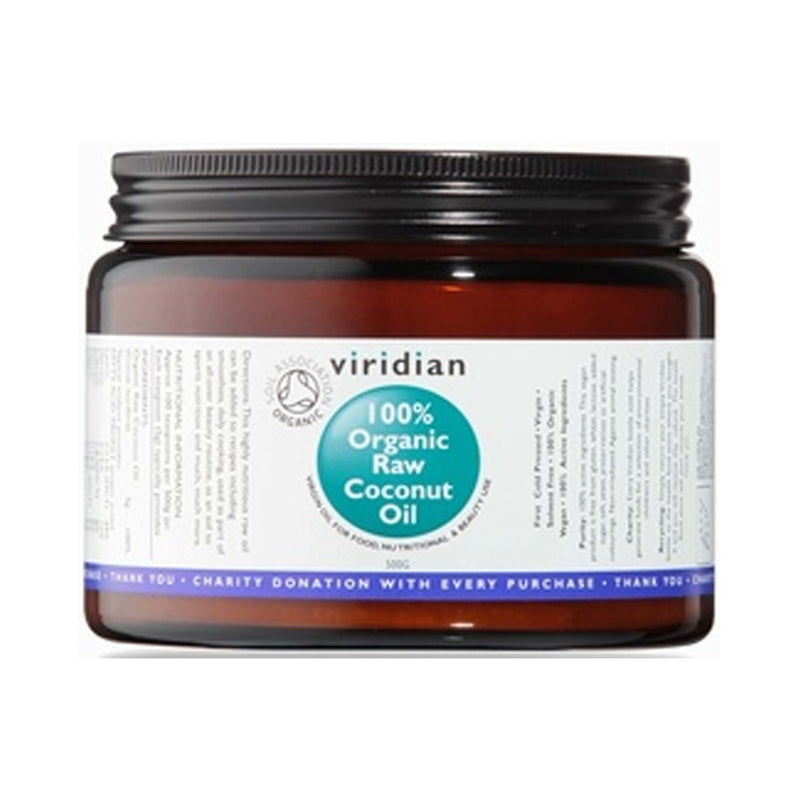 Viridian Organic Raw Coconut Oil - 500g
