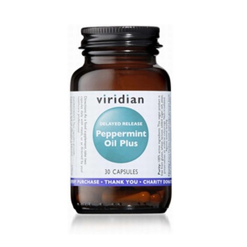 Viridian Delayed Release Peppermint Oil Plus - 90 Veg Caps