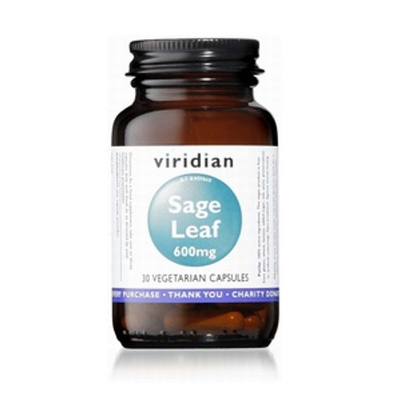 Viridian Sage Leaf Extract 600mg